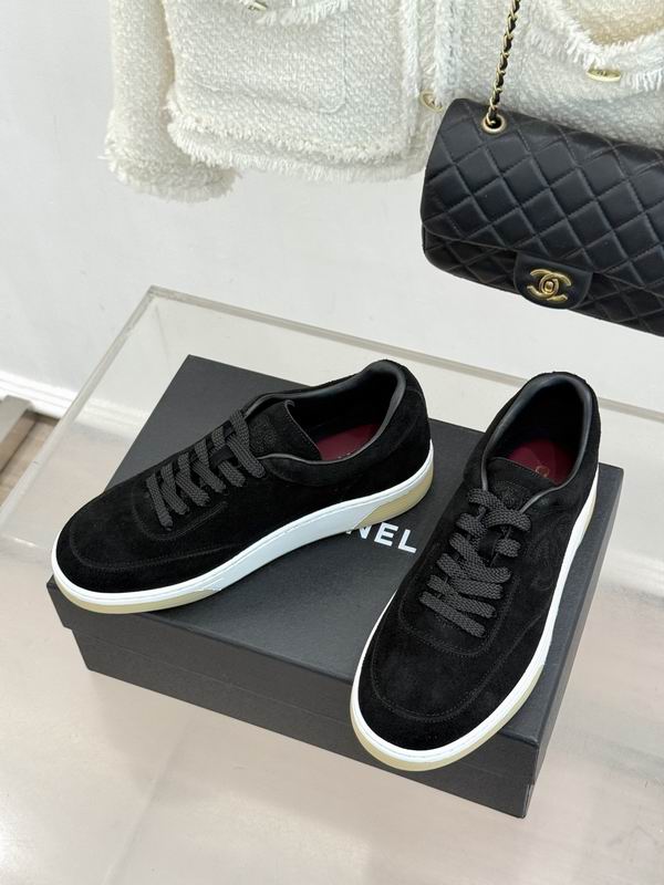 Chanel Black Low-Top Sneakers