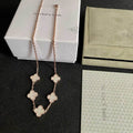 Van Cleef & Arpels Five-Motif Quatrefoil Necklace