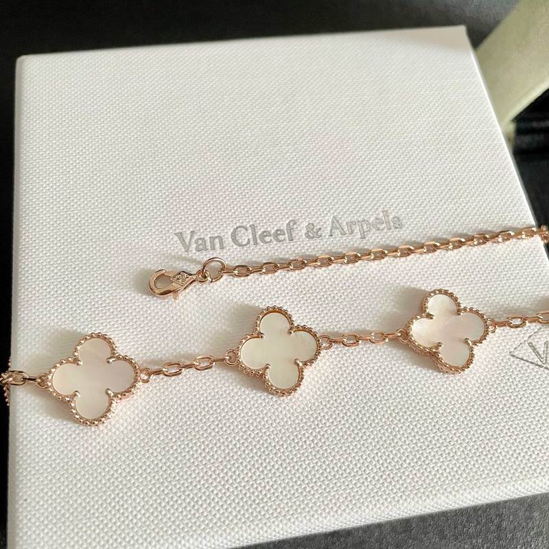 Van Cleef & Arpels Five-Motif Quatrefoil Necklace